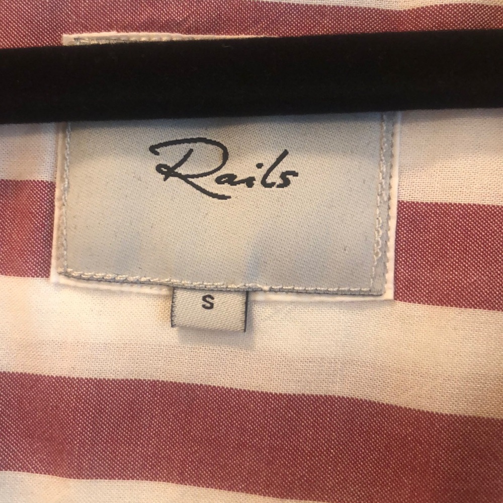 Rails tie front button down - Picture 2 of 3